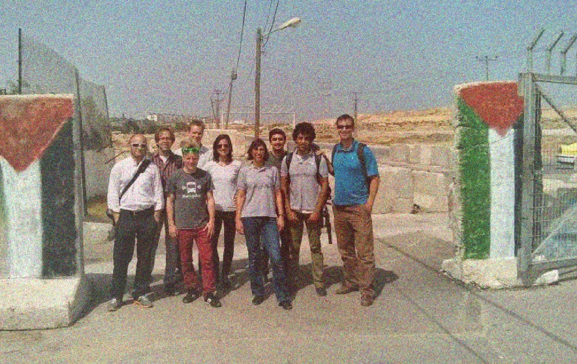 Gaza Delegation at Erez Crossing